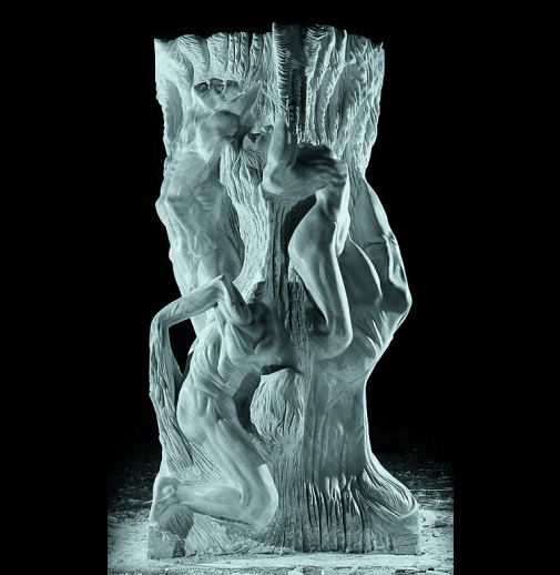 Sculpture en marbre, Dignes, Maria de Faykod