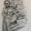 Charles Aznavour - Drawing by Maria de Faykod
