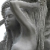 Fontaine-Sculpture en Marbre de Carrare, commande de Champagne Taittinger - Maria de Faykod