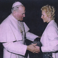 Rencontre avec Jean-Paul II au Vatican - 1983 - Maria de Faykod