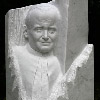 Buste de Jean-Paul II - Monastère de Pont-l'Abbé - Sculpture en Marbre de Carrare