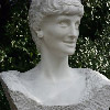 Buste de la Princesse Diana, Lady Di - Sculpture en Marbre de Carrare - Musée de Faykod