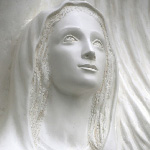 Sainte-Famille - Sanctuaire Angelfields, Philippines - Sculpture en Marbre recomposé - Maria de Faykod