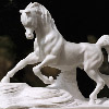 Cheval - Sculpture en Marbre de Carrare - Musée de Faykod