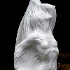 Chrysalide - Sculpture en Marbre de Carrare - Musée de Faykod