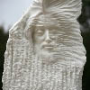 Transcendance en immanence - Sculpture en Marbre de Carrare - Musée de Faykod