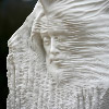 Transcendance en immanence - Sculpture en Marbre de Carrare - Musée de Faykod